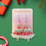 Glittery Christmas Tree Earrings