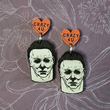 Michael Myers "Crazy 4 U" Earrings