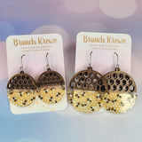 Bee Honeycomb Earrings