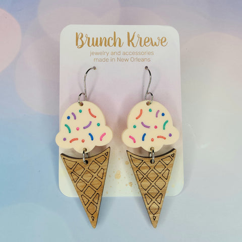 Ice Cream Cone earrings