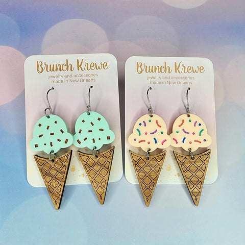 Ice Cream Cone earrings