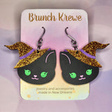 Witchy Cat Earrings