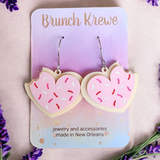 Heart Sugar Cookie Earrings