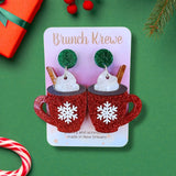 Hot Cocoa Mug Earrings