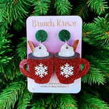 Hot Cocoa Mug Earrings