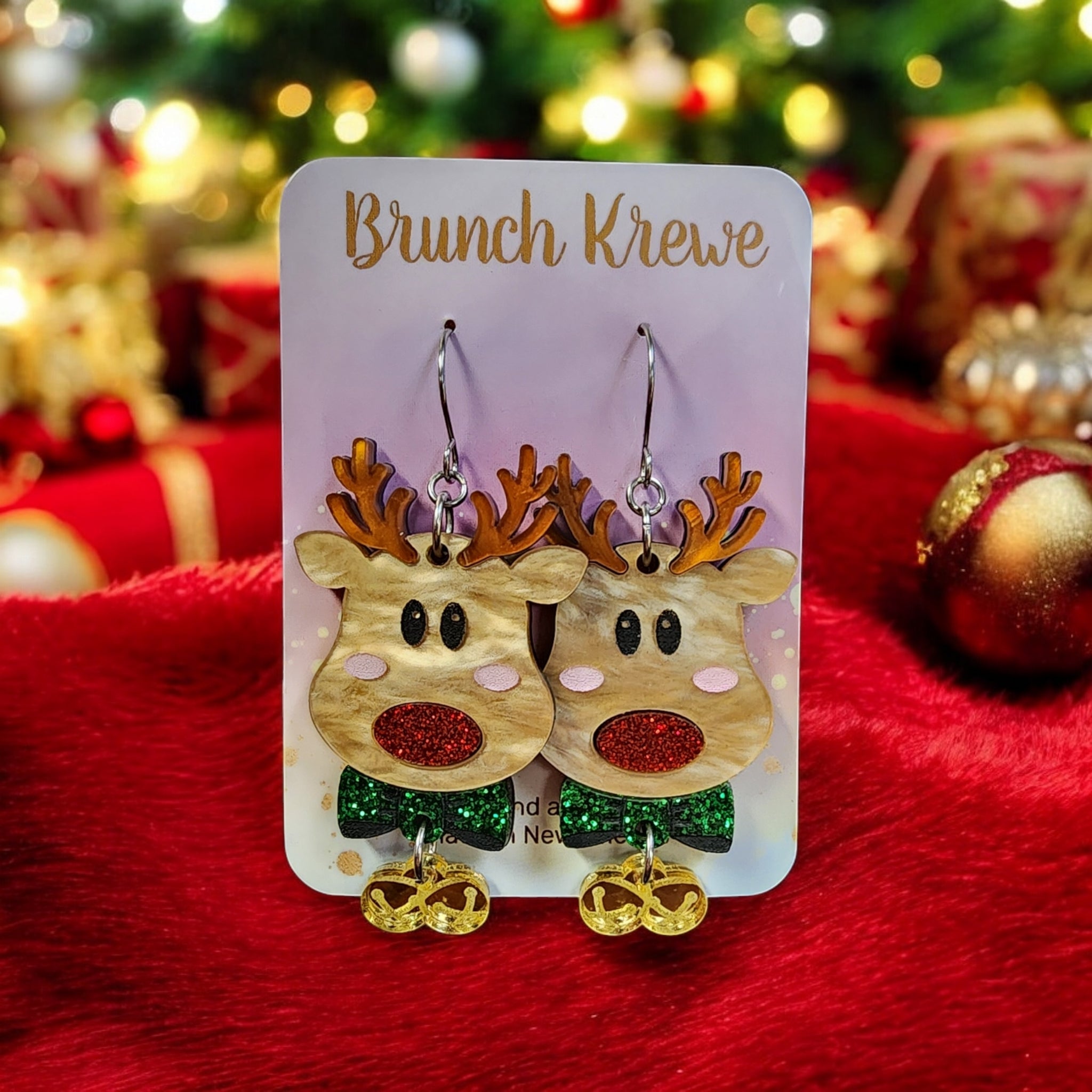 Rudolph Earrings