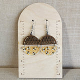 Bee Honeycomb Earrings