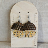 Bee Honeycomb Earrings