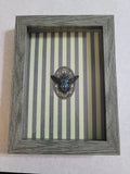 Blue Carpenter Bee with Swarovski Crystals