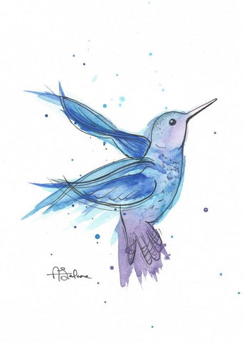Hummingbird - giclée print