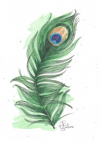 Peacock Feather - giclée print